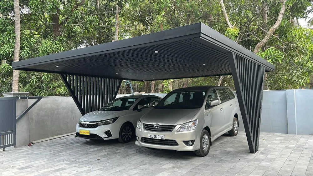 metal car parking
