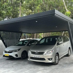 ready made car shed 1000x1000